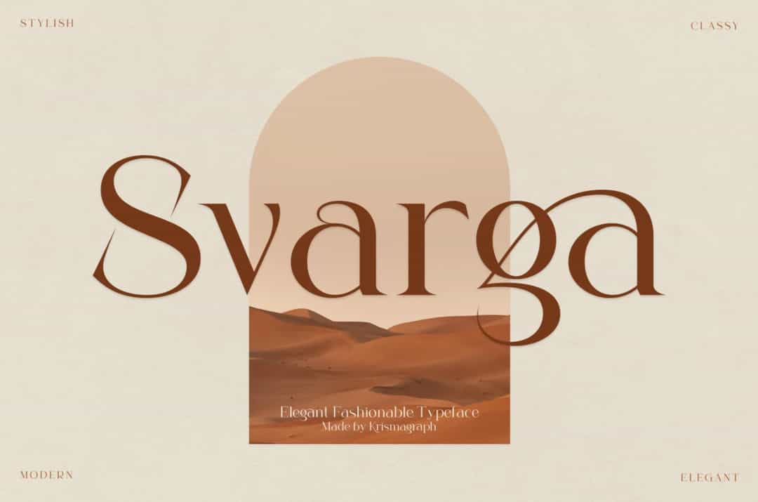 Svarga Font Image 1
