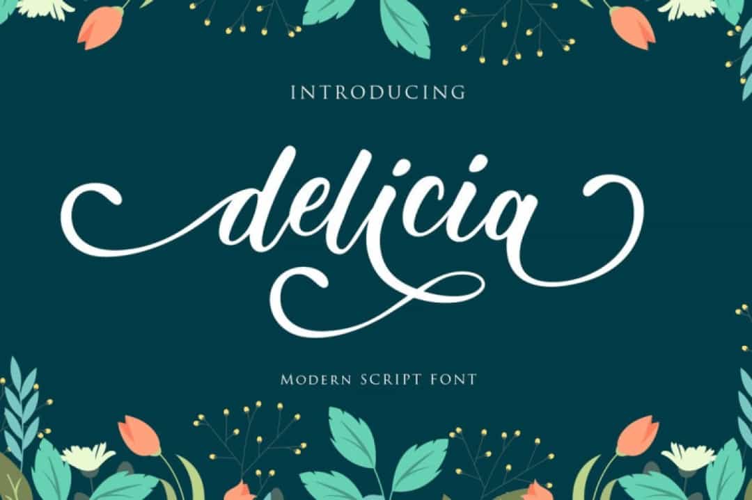 Delicia Font Image 1