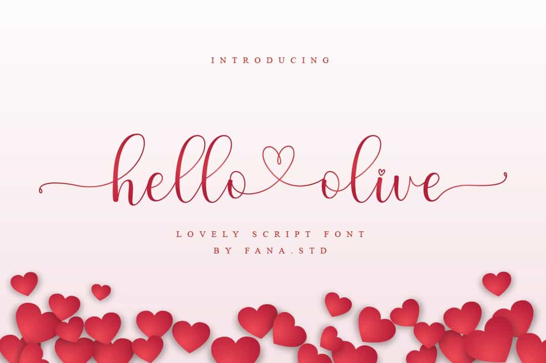 Hello Olive Font Image 1