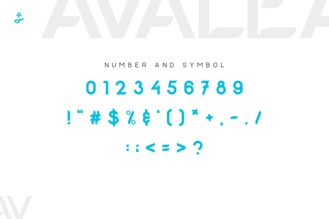 Avalea Font Image 3
