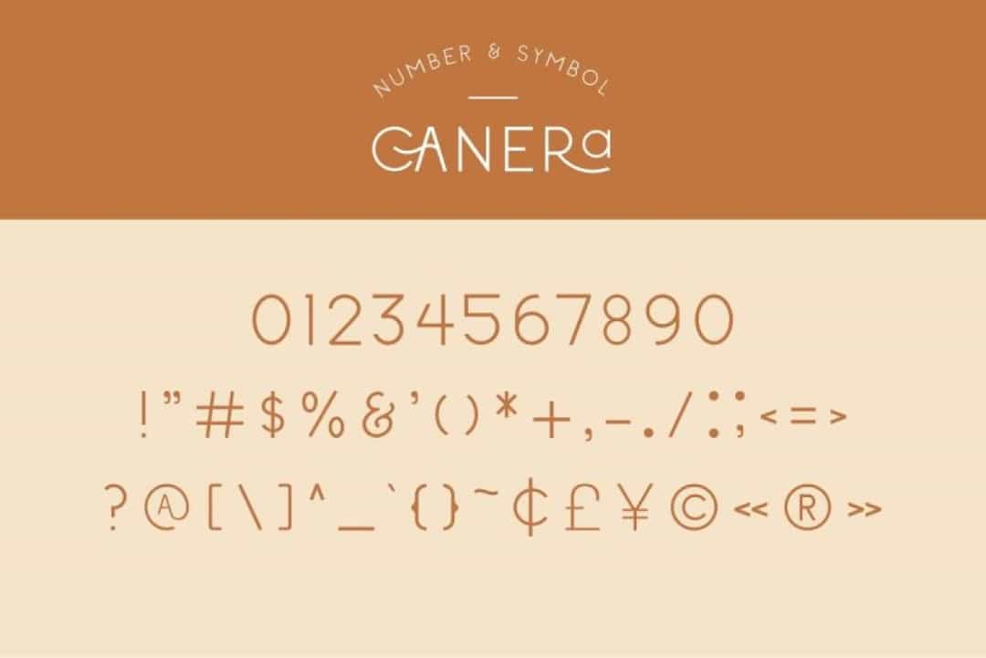 Canera Font Image 3