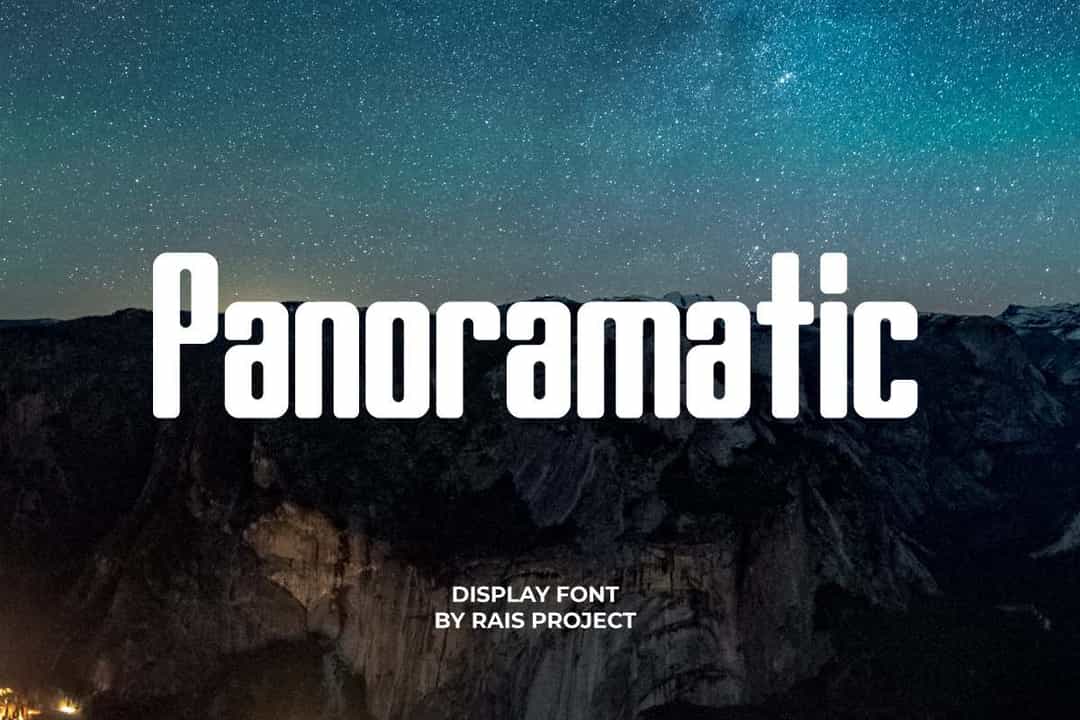 Panoramatic Font Image 1