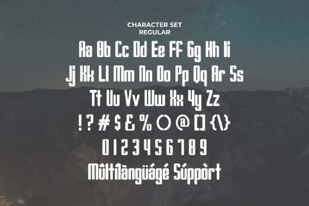 Panoramatic Font Image 3