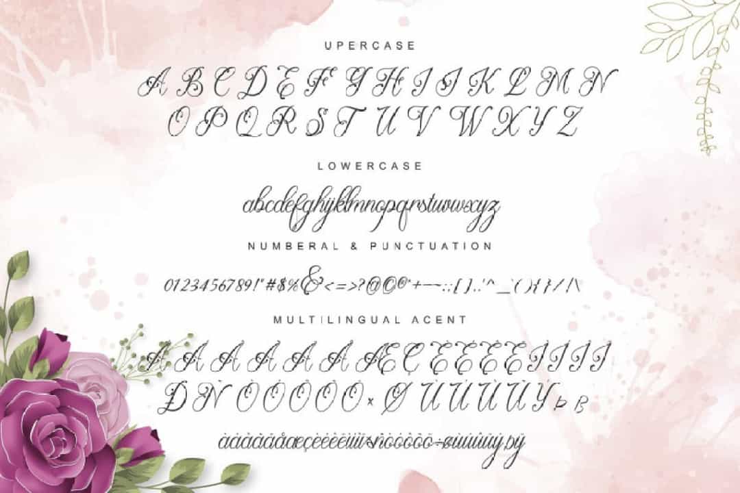 Beauty Lova Font Image 3