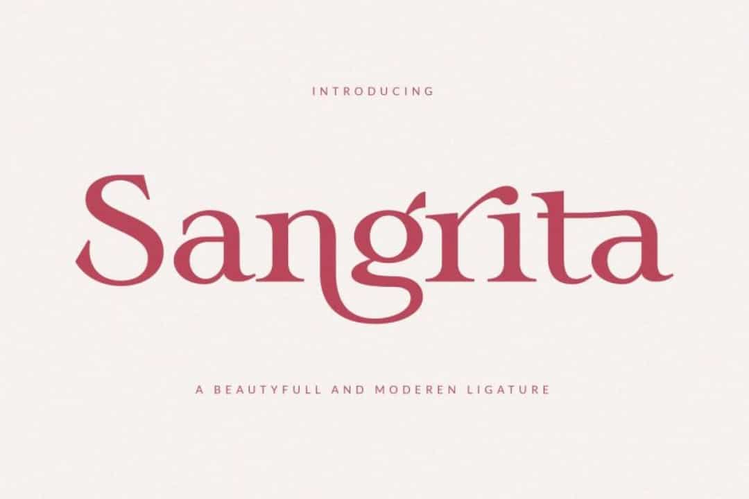 Sangrita Font Image 1