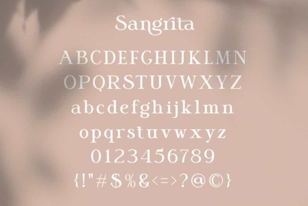 Sangrita Font Image 3