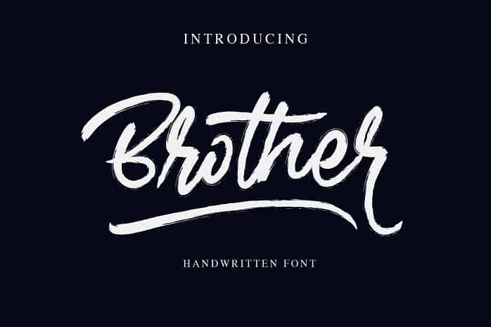 Brother Brush Font Image 1