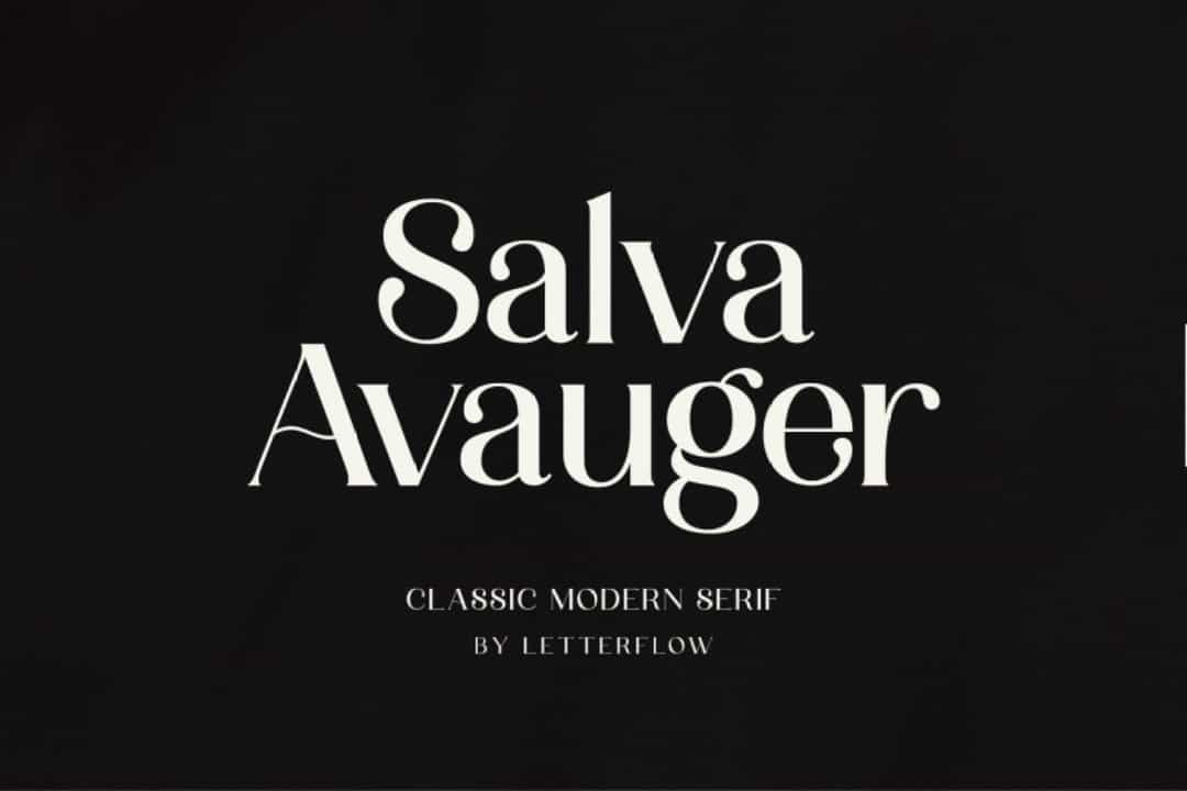 Salva Avauger Font Image 1
