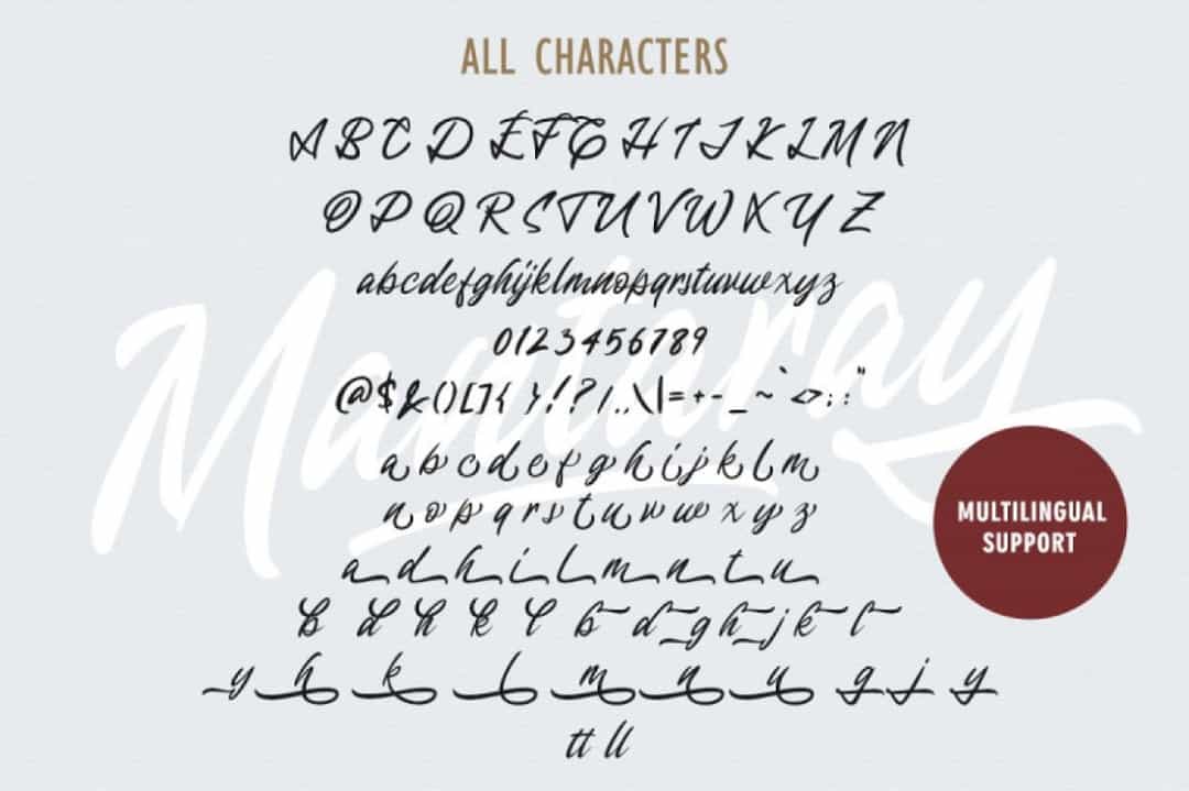 Mantaray Font Image 3
