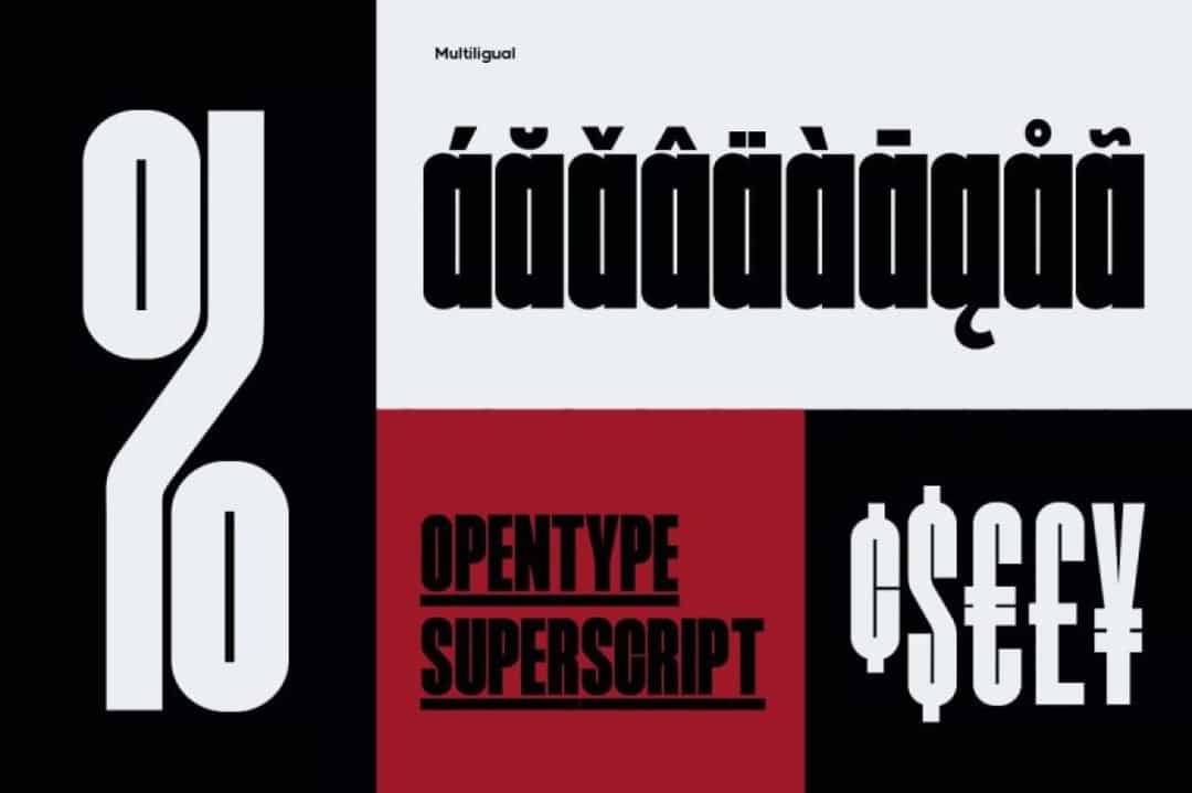 Neumatic Compressed Font Image 2