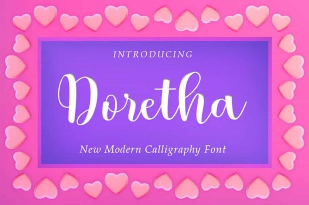 Doretha Font Image 1