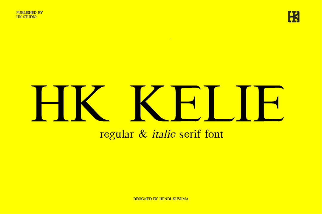 HK Kelie Font Image 1