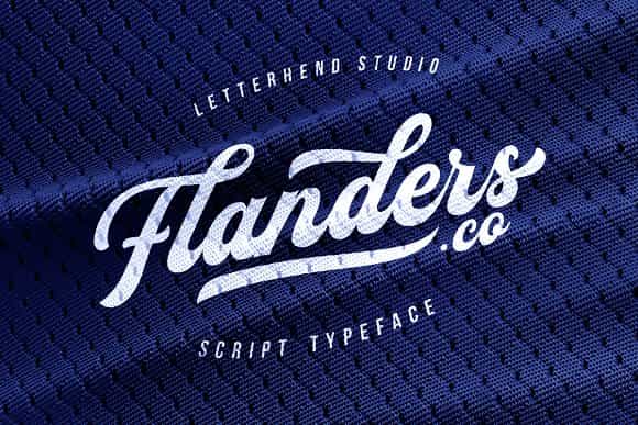 Flanders Script Typeface Image 1