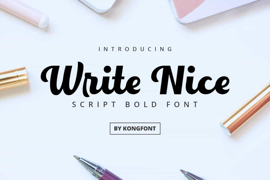 Write Nice Font Image 1