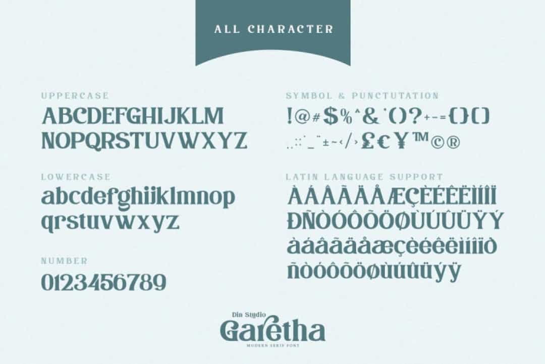 Garetha Font Image 3