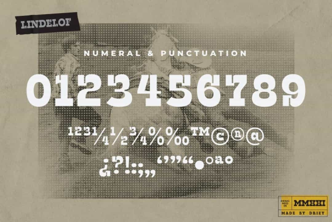 Lindelof Font Image 3