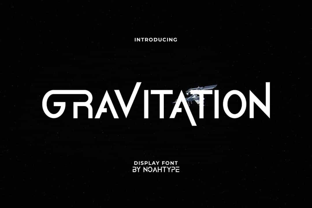 Gravitation Font Image 1