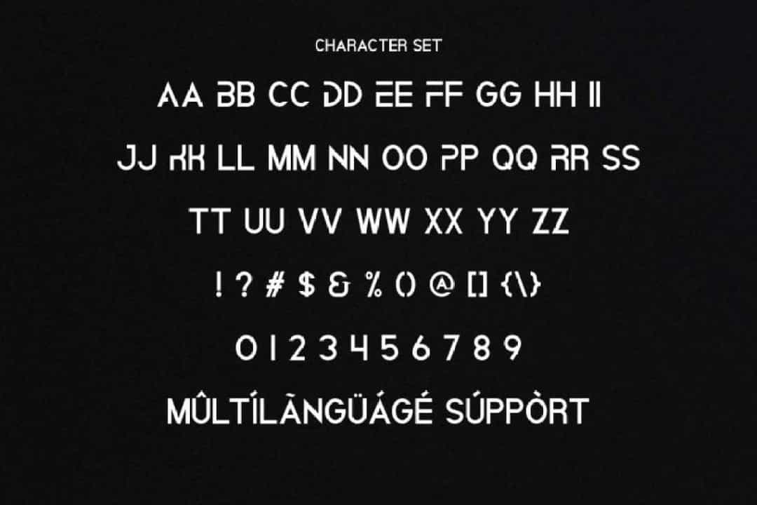 Gravitation Font Image 3