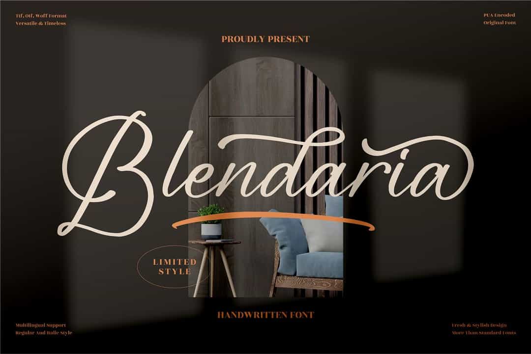 Blendaria Font Image 1