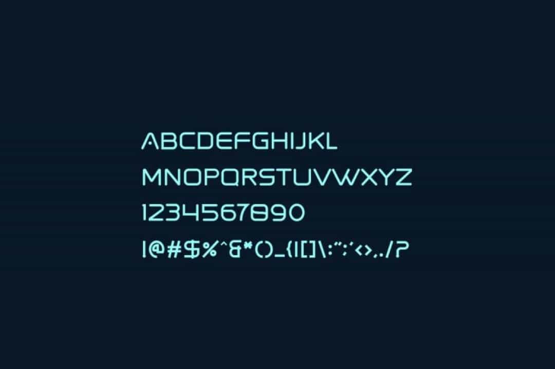 Spaced Font Image 3