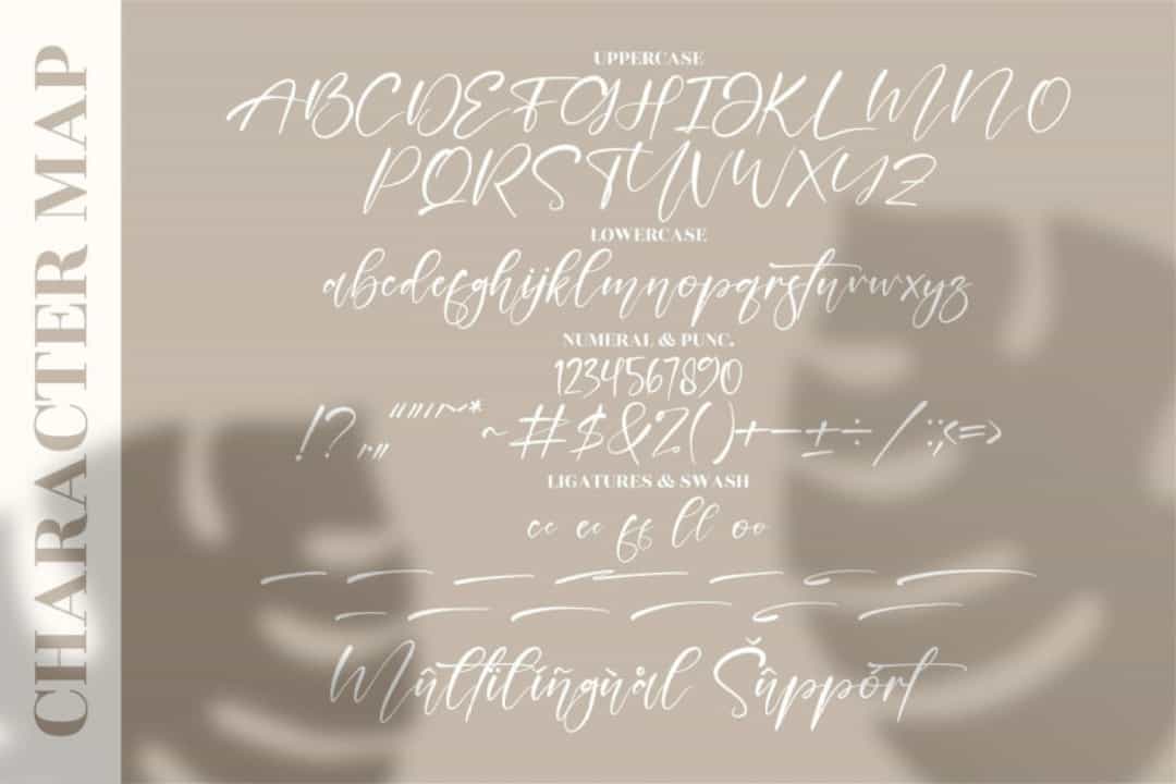 Beautiful Garden Font Image 3