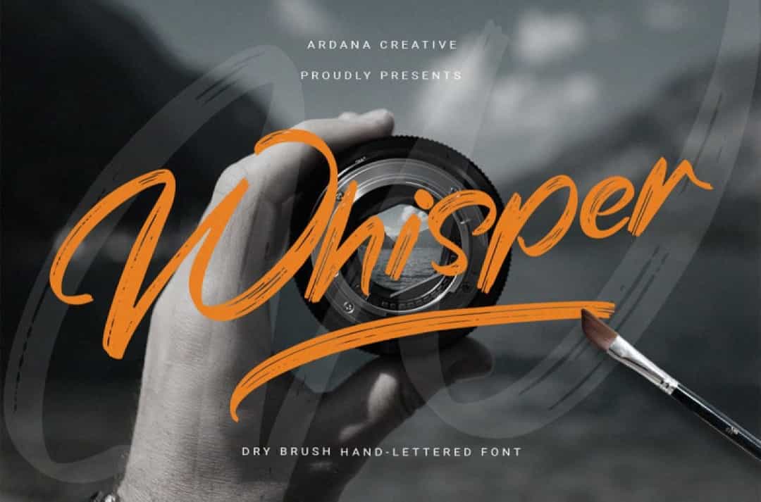 Whisper Font Image 1
