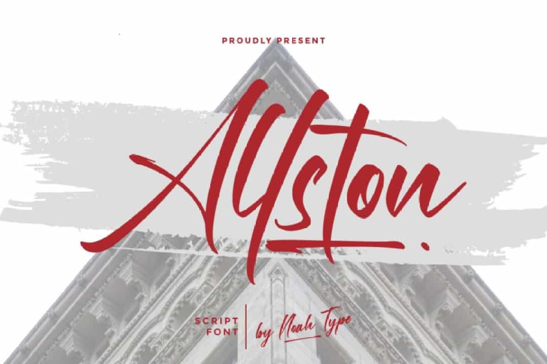 Allston Font Image 1