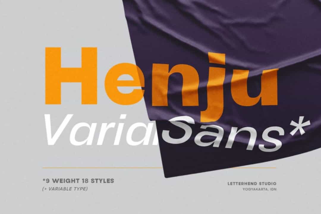 Henju Font Image 1