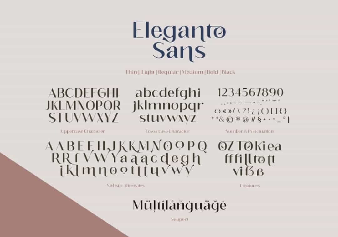 Eleganto Font Image 3