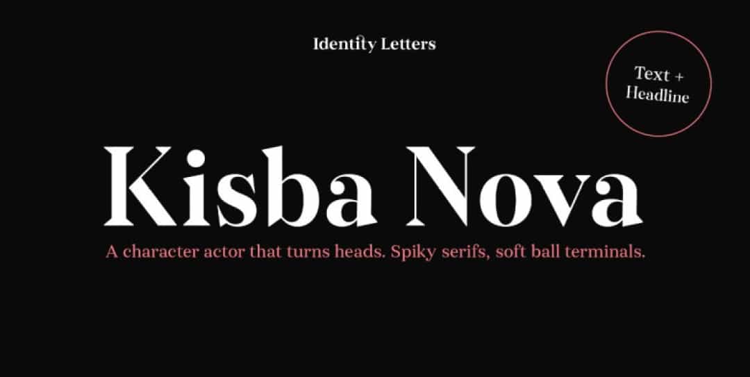 Kisba Nova Font Family Image 1