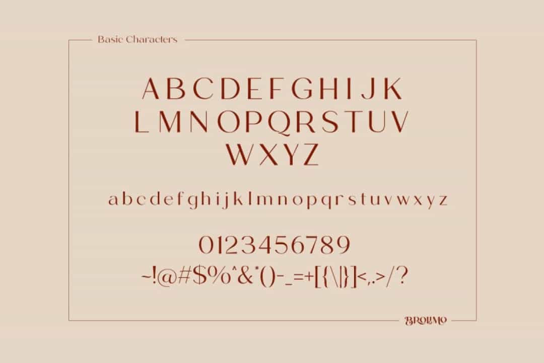 Brolimo Font Image 3