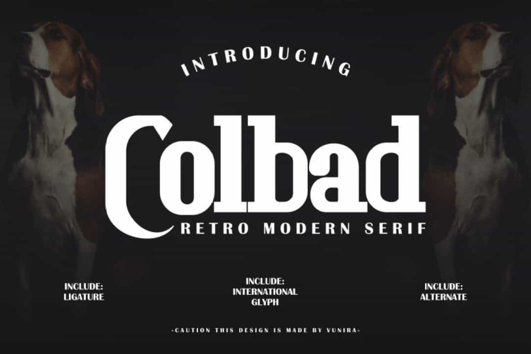 Colbad Font Image 1