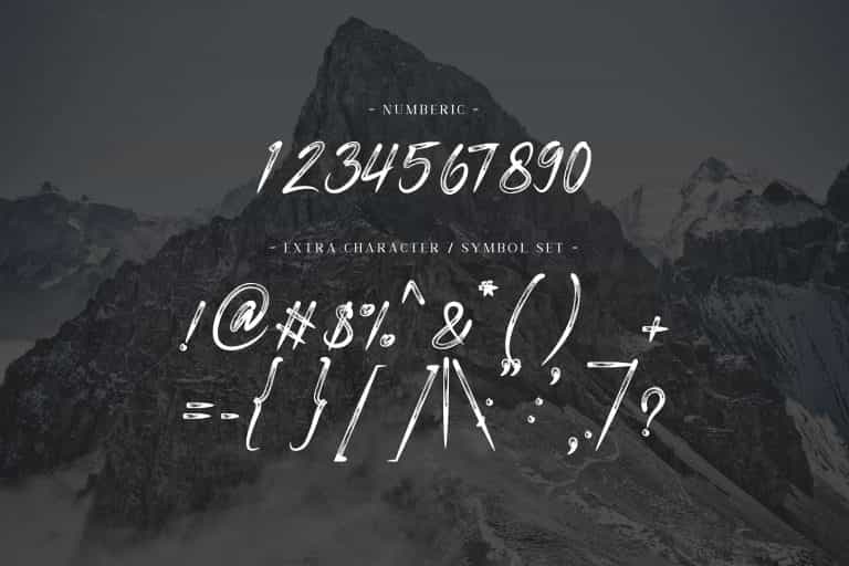 One Piece Brush Font Image 3