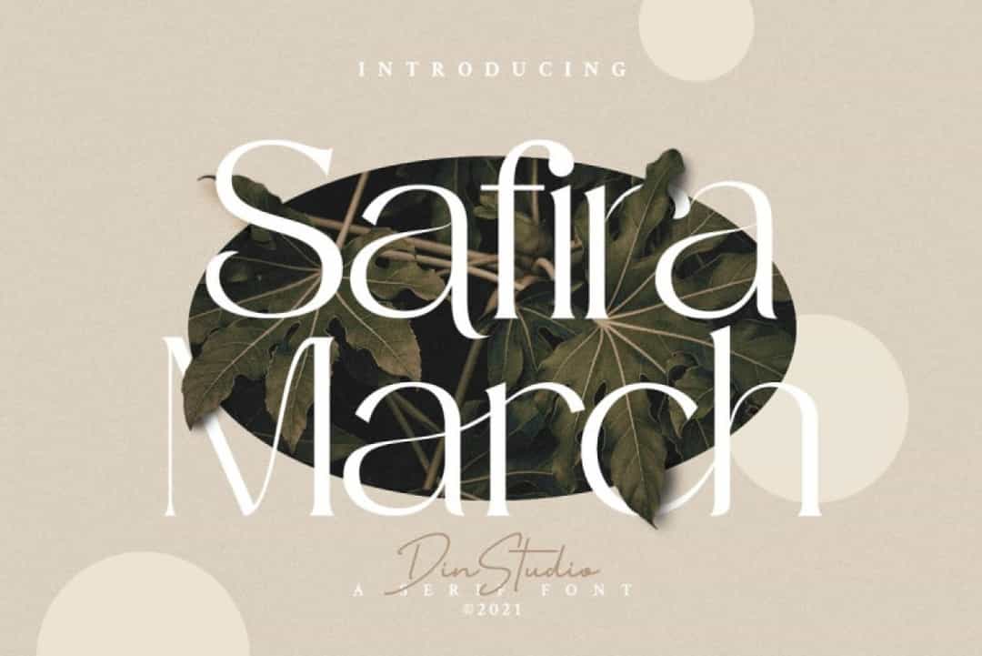 Safira March Font Image 1