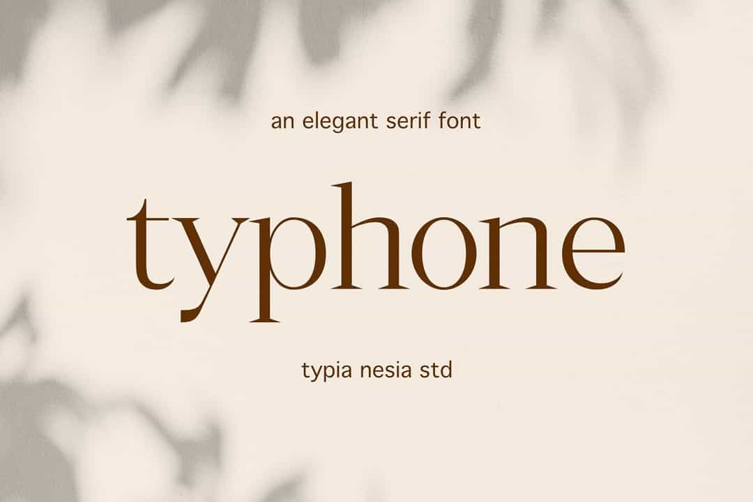 Typhone Font Image 1