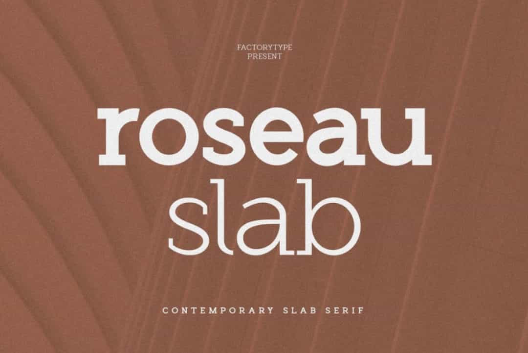 Roseau Slab Font Image 1