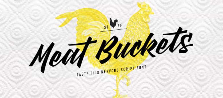 Meat Buckets Font Free Image 1