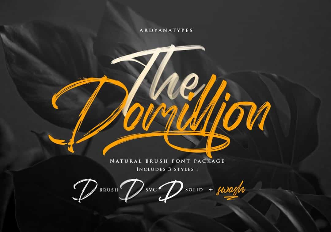 Domillion Font Image 1