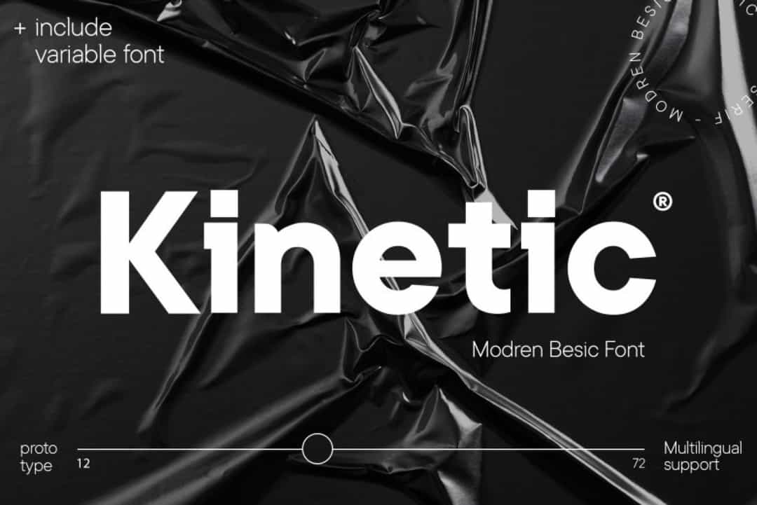 Kinetic Font Image 1