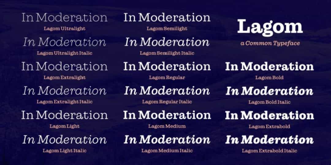Lagom Font Image 3