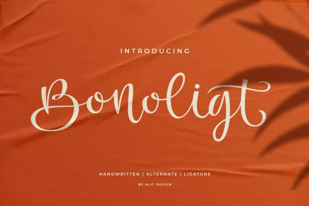 Bonoligt Font Image 1