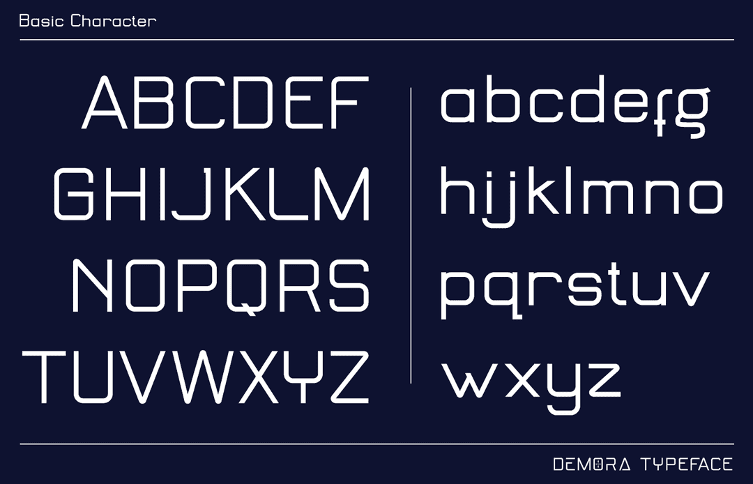 DEMORA Font Image 2