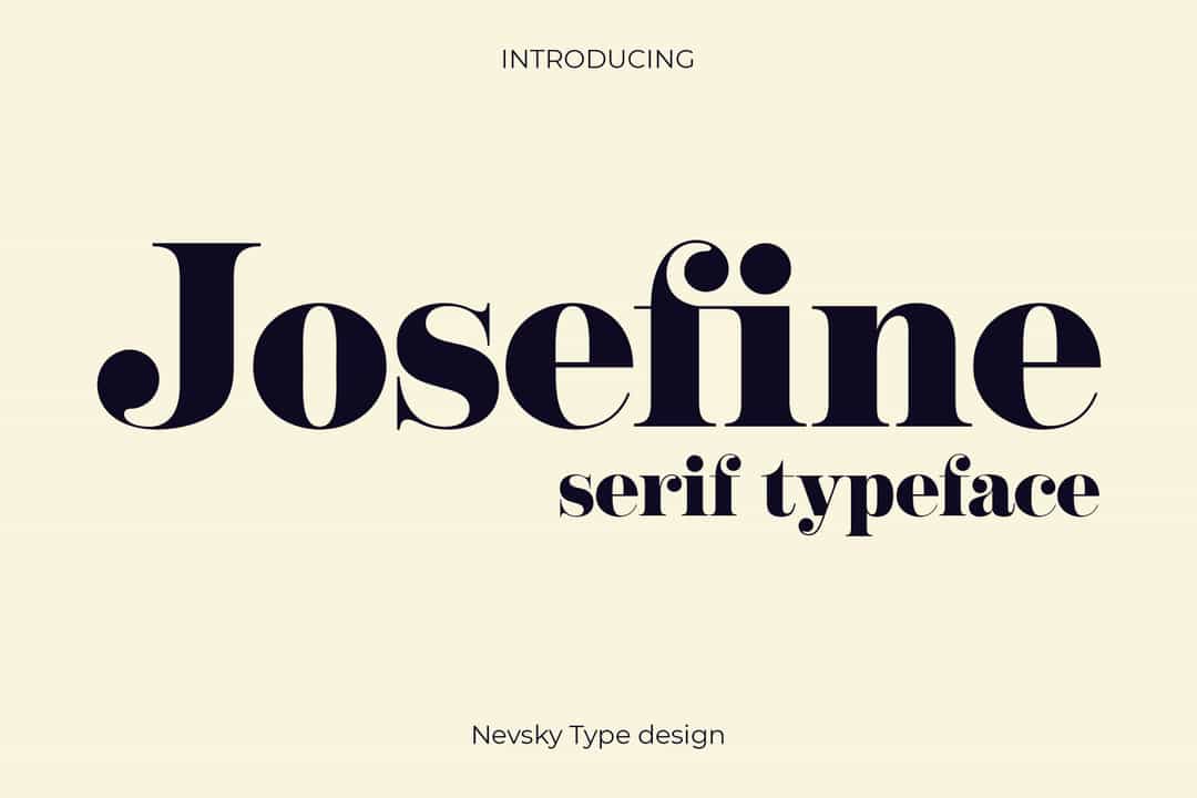 NT Josefine Typeface Image 1