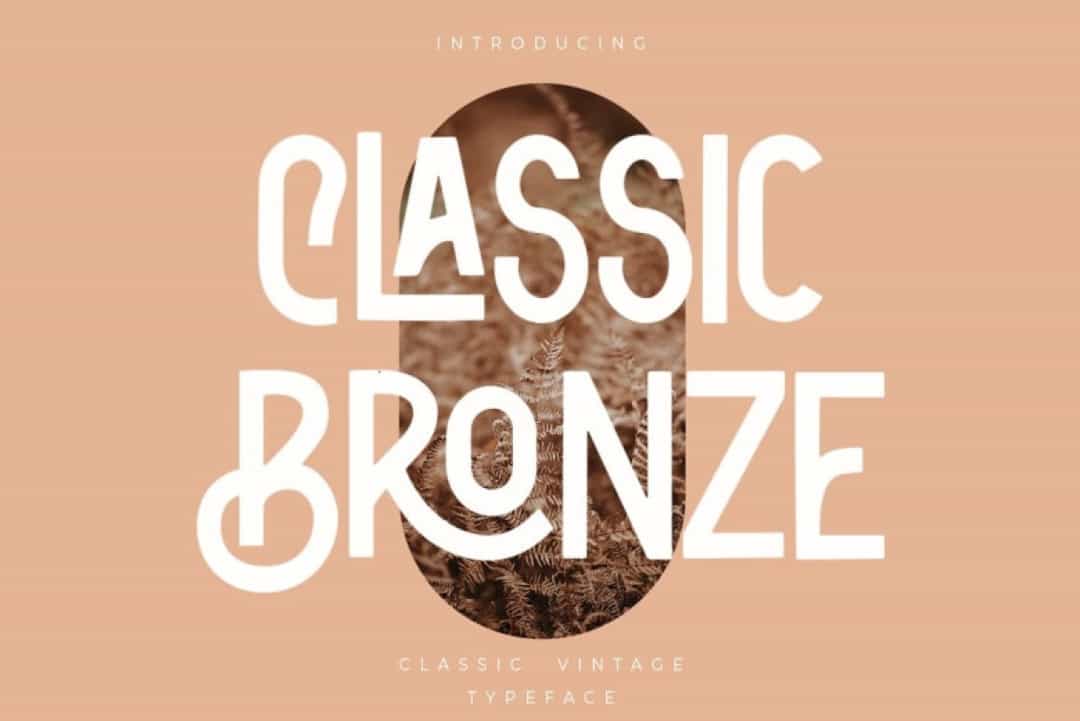 Classic Bronze Font Image 1