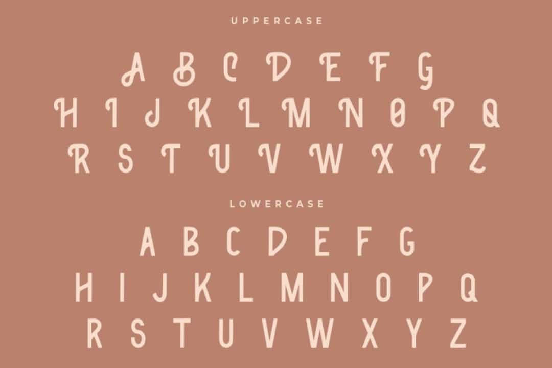 Classic Bronze Font Image 2