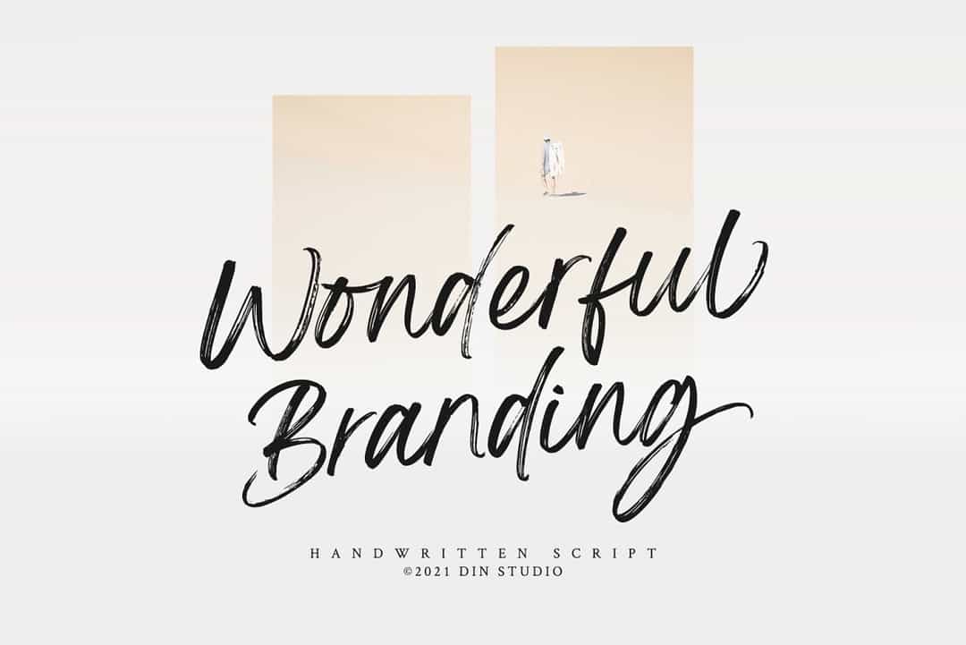 Wonderful Branding Font Image 1