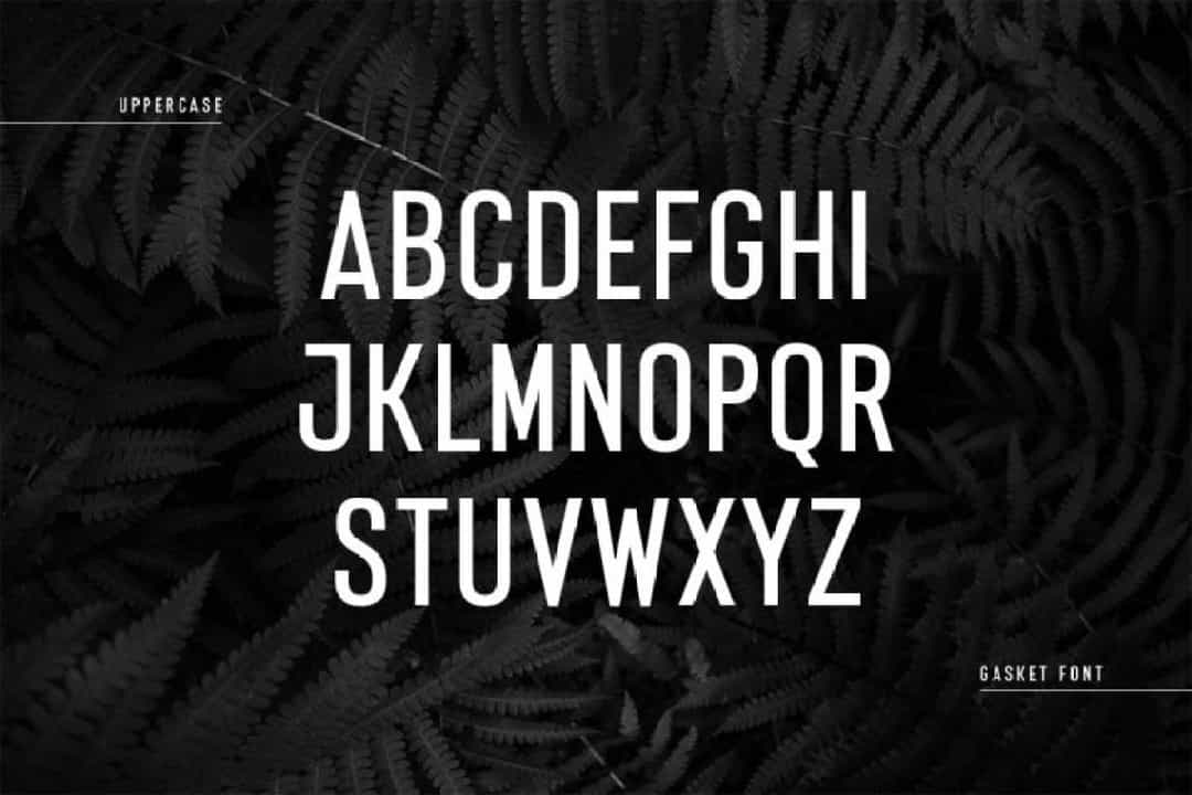 Gasket Font Image 2
