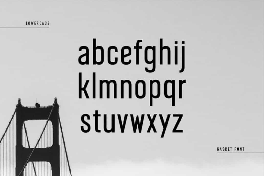Gasket Font Image 3