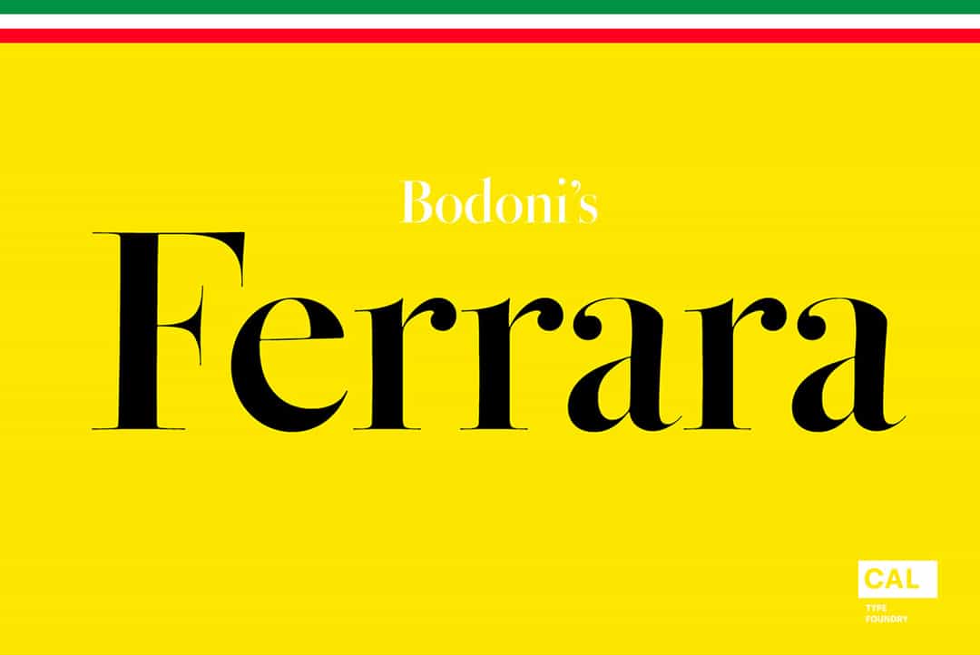 Bodoni Ferrara Font Family Image 1
