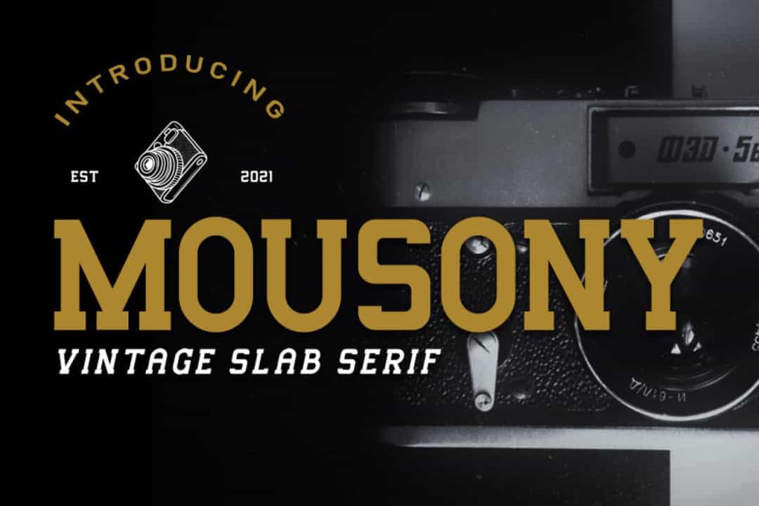 Mousony Font Image 1